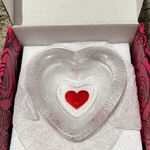 Brighton keeper of my heart glass trinket dish